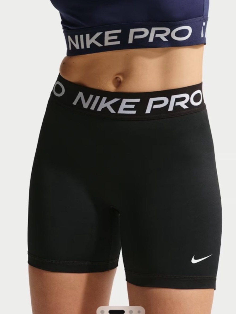 Nike pro 365 mid-rise bike shorts